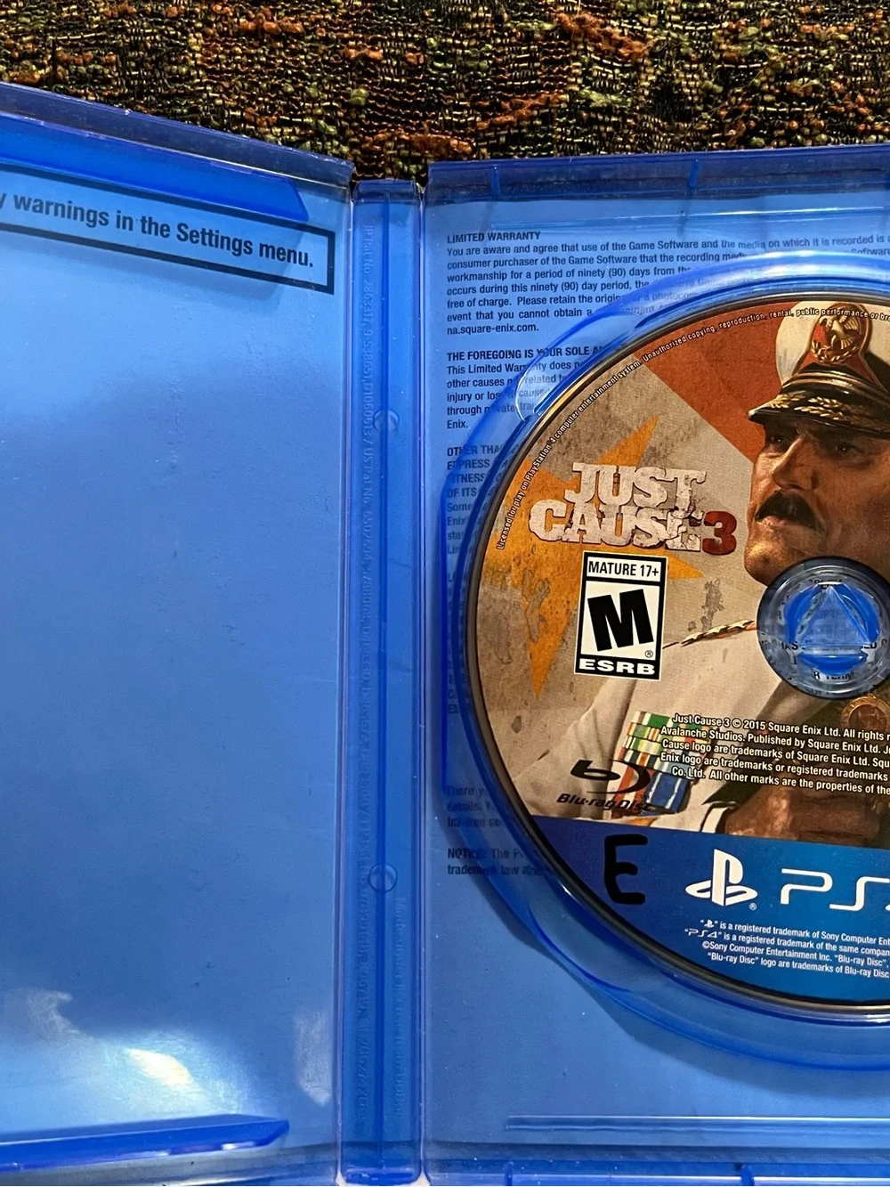 Just Cause 3 (PS4) - Blue Cover